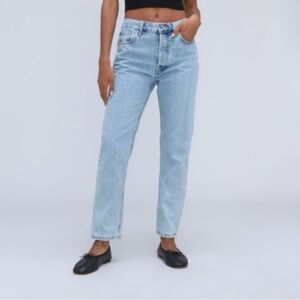 EVERLANE Blue The Relaxed Straight Jeans